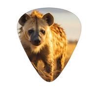 Lonely Hyena Guitar picks in thin, medium, and thick sizes, 12-piece set, suitable for electric guitar and various instruments