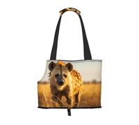Lonely Hyena Printed pet shoulder bag for going out - small dog and cat dual-purpose shoulder bag
