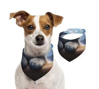 Lonely Kitty Dog Bandanas-Washable Dog Kerchief for Small to Large Pet Scarf for Girl Or Boy, Pet Accessories