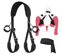 Lonely - Neck-Attached Thigh Strap Set (Black)