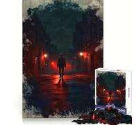 Lonely Night Walk Jigsaw Puzzles for Adults1000 Pieces Reason Skill Fine Detail Happy Challenge Art Display (50x75cm)