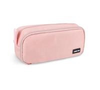 Lonely Oak Large Pink Pencil Case, Extra Big Capacity Aesthetic Pencil Pouch Bag with Compartments, Cute Pen Case Box with Handle for Girls & Boys