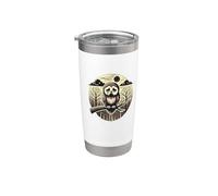 Lonely Owl Sad Melancholic Bird Art Stainless Steel Insulated Tumbler