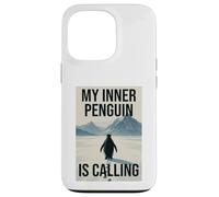 Lonely Penguin Journey into the Mountains Case for iPhone 13 Pro