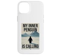 Lonely Penguin Journey into the Mountains Case for iPhone 14 Plus