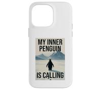 Lonely Penguin Journey into the Mountains Case for iPhone 14 Pro Max