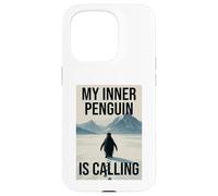 Lonely Penguin Journey into the Mountains Case for iPhone 15 Pro