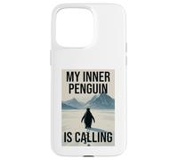 Lonely Penguin Journey into the Mountains Case for iPhone 15 Pro Max
