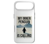 Lonely Penguin Journey into the Mountains Case for iPhone Air