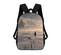 Lonely Penguins Classic Mens Backpack Womens 17 Inch Shoulder Bag