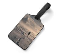 Lonely Penguins Travel Luggage Tags for Suitcases Handbag Leather Suitcase Labels