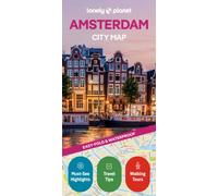 Lonely Planet Amsterdam City Map : Durable, Waterproof, Easy-Fold Planning Map with Attractions & Walking Tours