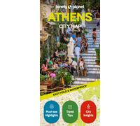 Lonely Planet Athens City Map : Durable, Waterproof, Easy-Fold Planning Map with Attractions & Walking Tours