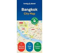 Lonely Planet Bangkok City Map Lonely Planet Sheet map folded Lon