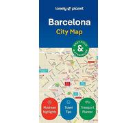 Lonely Planet City Map Barcelona - Durable, Waterproof, Easy-Fold & Walking Tours