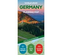 Lonely Planet Germany Planning Map : Durable, Waterproof, Easy-Fold Travel Map with Attractions, Itineraries & Transport Guide | Handy Slipcase for Germany Adventures