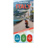 Lonely Planet Travel Map – Italy Planning Map – Waterproof, Easy-Fold, Attractions & Transport Guide