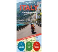 Lonely Planet Italy Planning Map : Durable, Waterproof, Easy-Fold Travel Map with Attractions, Itineraries & Transport Guide - Handy Slipcase for Japan Adventures