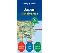 Lonely Planet Japan Planning Map: Durable, Waterproof, Easy-Fold Travel Map with Attractions, Itineraries & Transport Guide | Handy Slipcase for Japan Adventures