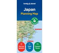Lonely Planet Japan Planning Map : Durable, Waterproof, Easy-Fold Travel Map with Attractions, Itineraries & Transport Guide | Handy Slipcase for Japan Adventures