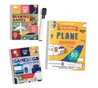 Lonely Planet Kids Activities on the Go Books & Box Set Bundle : Plane Themed Games & Challenges | Brain Teasers & Puzzles | Awesome Drawing Tasks & Pencil to Paper Fun