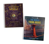 Lonely Planet Kids World Tour - 2 Book Collection Set : Mysteries & Unexplained Enigmas Across the Planet | Epic Birds Eye Photography of Iconic Landscapes & Landmarks