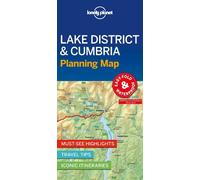 Lonely Planet Lake District & Cumbria Planning Map