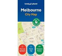 Lonely Planet Melbourne City Map Lonely Planet Sheet map folded L