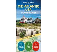 Lonely Planet Mid-Atlantic USA Planning Map
