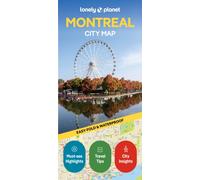 Lonely Planet Montreal City Map