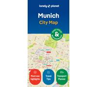 Lonely Planet Munich City Map : Durable, Waterproof, Easy-Fold Planning Map with Attractions & Walking Tours