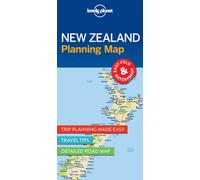 Lonely Planet New Zealand Planning Map : Durable, Waterproof, Easy-Fold Travel Map with Attractions, Itineraries & Transport Guide