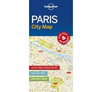 Lonely Planet Paris City Map