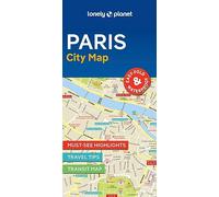 Lonely Planet Paris City Map