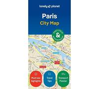 Lonely Planet Paris City Map