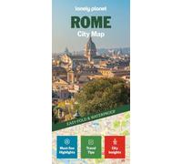 Lonely Planet Rome City Map
