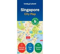 Lonely Planet Singapore City Map Lonely Planet Sheet map folded L