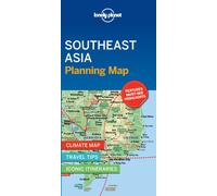 Lonely Planet Southeast Asia Planning Map : Durable, Waterproof, Easy-Fold Travel Map with Top Attractions, Itineraries & Themed Lists