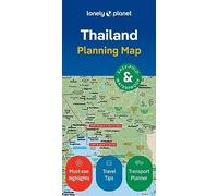 Lonely Planet – Thailand Planning Map – Waterproof Easy-Fold with Itineraries & Transport Guide