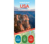 Lonely Planet USA Planning Map : Durable, Waterproof, Easy-Fold Travel Map with Attractions, Itineraries & Transport Guide