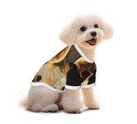 Lonely Silhouette Dog T-Shirt Clothes Apparel Puppy Vest Pet and Elastic Tank Top Clothing, Dogs Cats Pullovers Cute Breathable Soft Medium