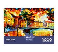 Lonely Town 1000 Piece Jigsaw Puzzles for Adults Educational Games Beautiful Home Decoration Art Colorful DIY Craft 70x50cm/1000pcs