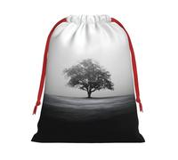 Lonely Tree Print Drawstring Gift Bag Durable And Versatile, Perfect For Festive Occasions
