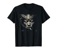 Lonely Western Cowboy Smoking Vintage Portrait T-Shirt