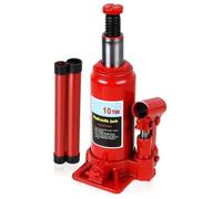 LONENESS Heavy Duty Hydraulic Bottle Jack - 10T Vertical Cylinder for Car, Trailer, Truck
