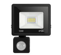 LONENESSL 10W LED Floodlight PIR Sensor Motion Security Flood Light Outdoor Lamp (watts, 10)