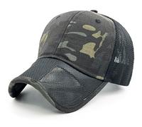 Loneshark Oversize XXL Mens Tactical Camo Baseball Caps Breathable Mesh Womens Patriotic Operator Camouflage Ball Hats, Multicam, XL-XXL