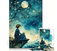 Lonesome 1000 Pieces Jigsaws Adults Puzzles Logic Fun Clear Tone Playful Challenge (50x75cm)