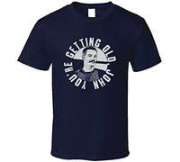 Lonesome Commando Bennett Parody Action Arnold 80s Movie Fan T Shirt Dark Blue