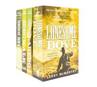 Lonesome Dove Series 4 Books Collection by Larry McMurtry (Lonesome Dove, Streets of Laredo, Dead Man's Walk and Comanche Moon)